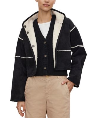 Velvet by Graham & Spencer - Kelly Reversible Faux Shearling Cropped Jacket