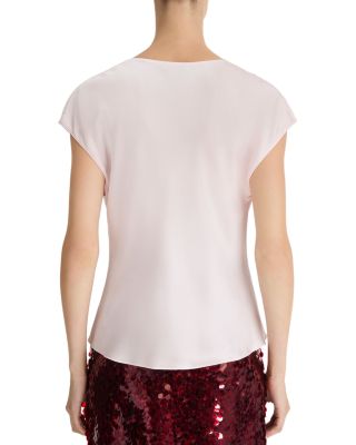 Cowl Neck Silk Blouse