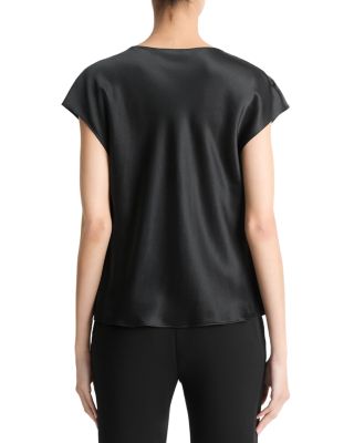 Cowl Neck Silk Blouse