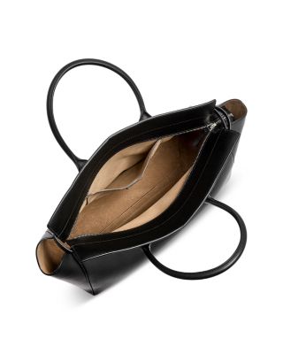 Diamond Belted Leather Tote