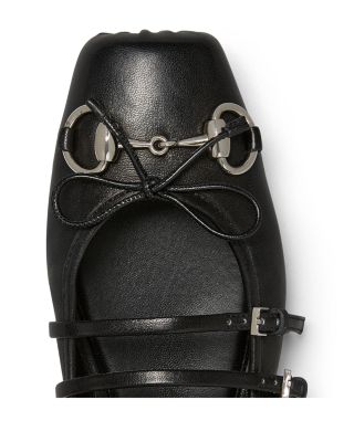 Women's Horsebit Buckled Flats