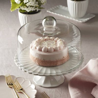 Set of 2 French Perle Herb Pots with Tray