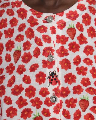 Silk Crewneck Cardigan