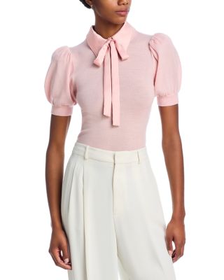 Alice and Olivia - Chase Puff Sleeved Sweater