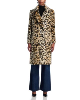 Alice and Olivia Nicholas Faux Fur Coat Bloomingdale's