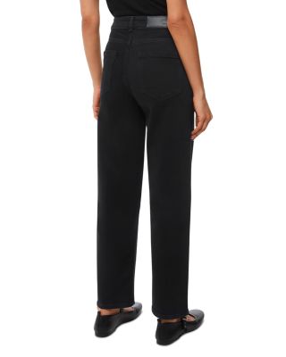 High Waist Barrel Jeans in Black 