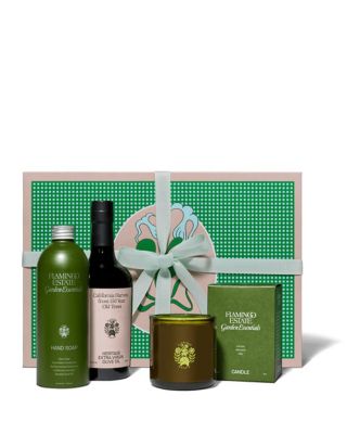 Mini Garden Tour Candle, Olive Oil & Soap Gift Set  