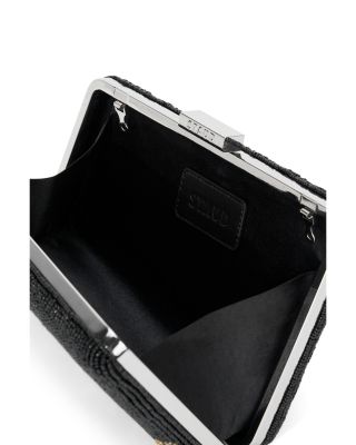 【STAUD】Carmella Beaded Clutch STAUD Women's Carmella Beaded Clutch, NYC Skyline, Black