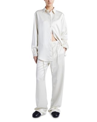 White Label Magnus Satin Wide Leg Pants