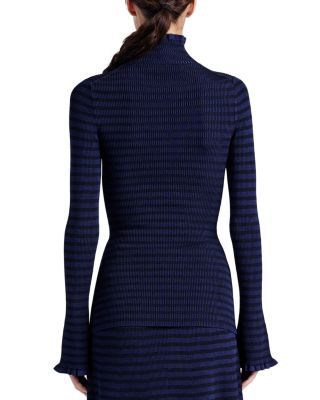 Phyllis Ribbed Turtleneck Top