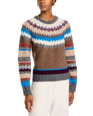 Velvet by Graham & Spencer - Fair Isle Crewneck Sweater