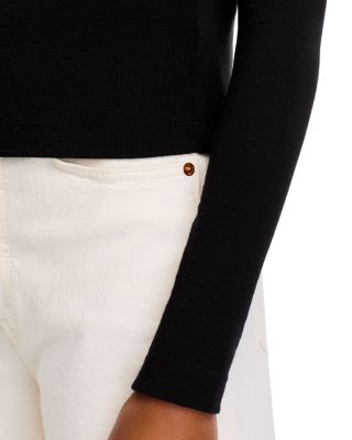 Long Sleeve Mock Neck Top