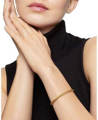 Precious Cable Cablespira Bracelet in Gold, 4mm