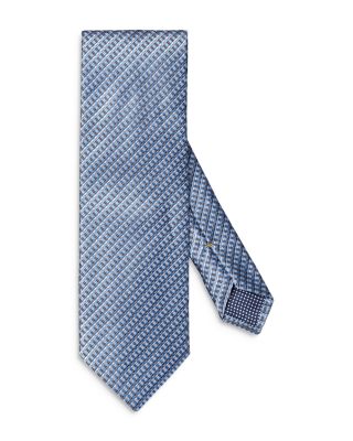Eton - Checked Woven Silk Tie