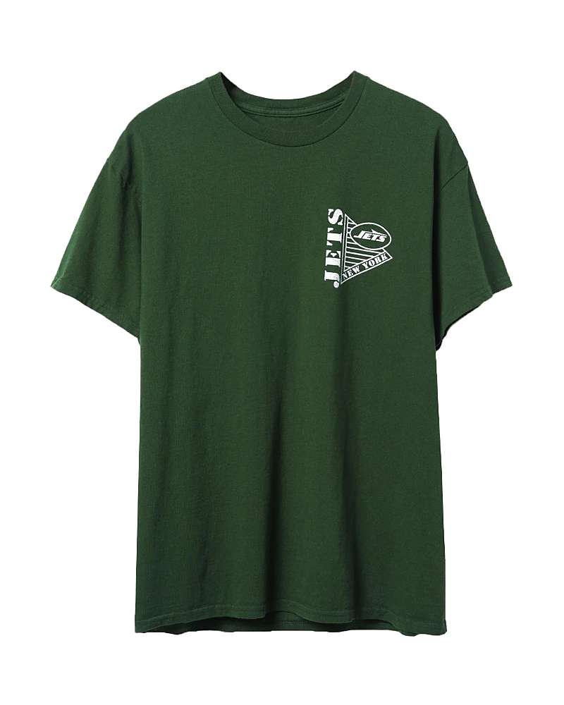 Junk Food Clothing Unisex Nfl New York Jets Drive Tee In Hunter