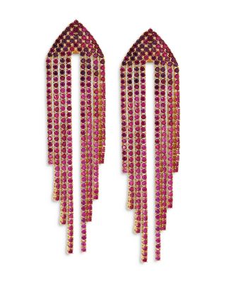 Starlet Cascading Stone Statement Earrings