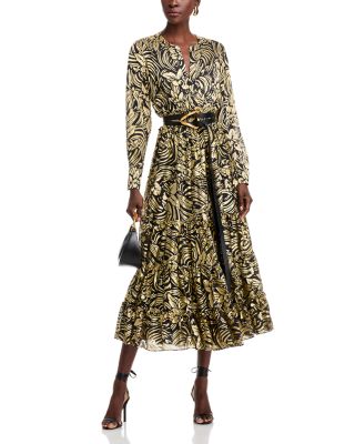 The Francesca Burnout Midi Dress