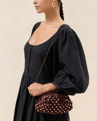 Bailey Pleated Leather Clutch