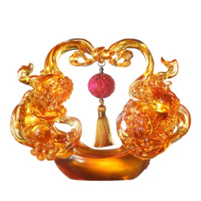 Liuli Embroidered Lion Dance