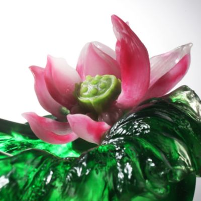 Crystal Floral Vase, Lotus Pond Leisure