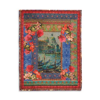 Johnny Was Grand Canal Lightweight Reversible Travel Blanket