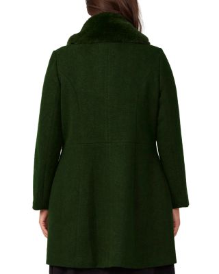 Grammys Faux Fur Trimmed Coat