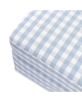 Crawford Gliding Ottoman in Gingham