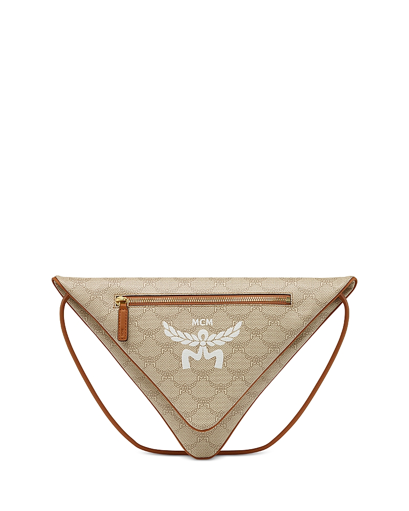 Shop Mcm Himmel Lts Flat Pouch In Oatmeal