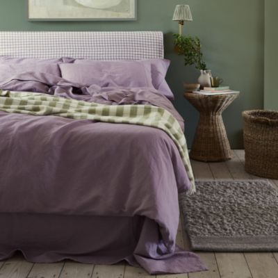  Linen Blend Duvet Cover, King