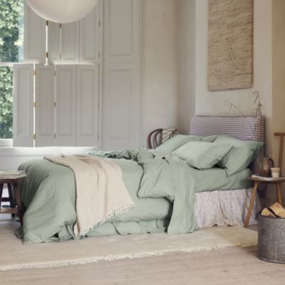 Linen Blend Duvet Cover, Queen