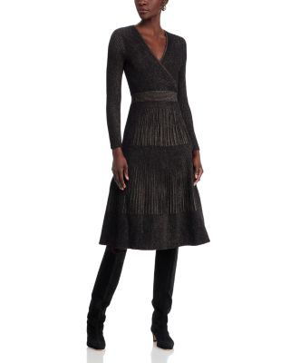 T Tahari - Faux Wrap Dress