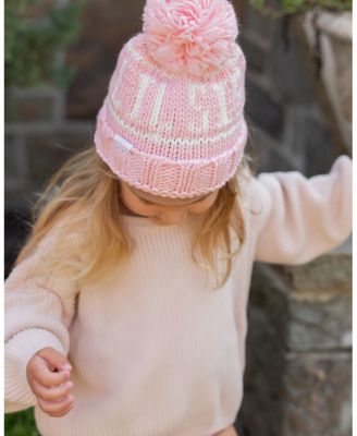 Girls' Lil Sis Bobble Hat & Mittens Set - Baby, Little Kid