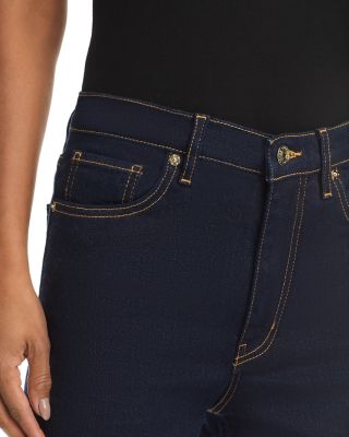 Le Sleek Straight High Rise Cropped Jeans in Stargirl