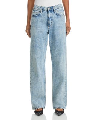 rag bone Shea High Rise Relaxed Straight Jeans in Quincy