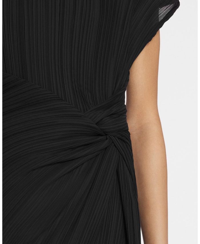 Asymmetrical Pleated Dress