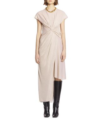 Lanvin Asymmetrical Dress in Lurex