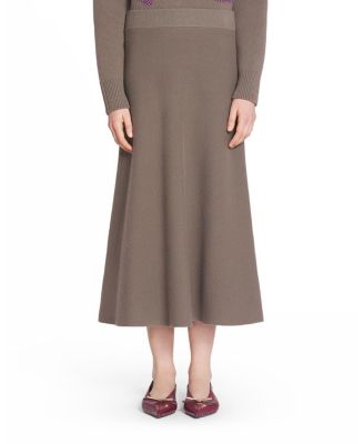 Lanvin Flared Midi Skirt