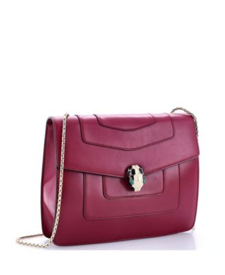 Serpenti Forever Square Shoulder Bag Leather