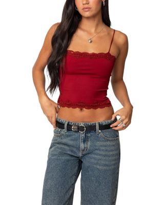 Cruella Lace Trim Tank Top