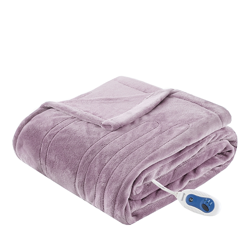 Beautyrest Plush Electric Throw, 60" X 70" In Lavender