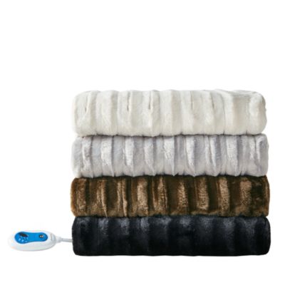 Heated Duke Faux Fur Heated Throw, 50" x 70"