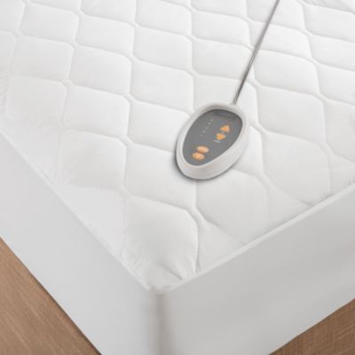Cotton Blend Heated Mattress Pad, Twin