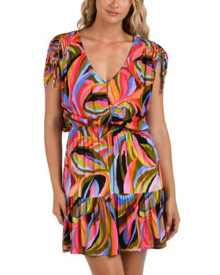 Tropic Waves Swim Cover-Up Dress