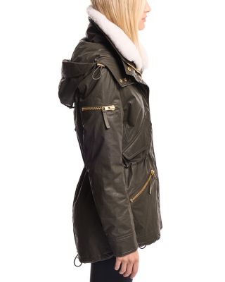Devon Shearling Trim Parka