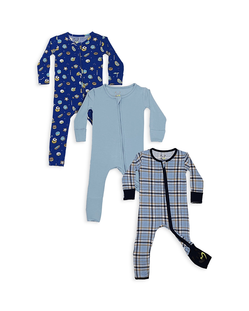 Bellabu Bear Unisex Hanukkah Convertible Footie Bundle - Baby In Hanukkah