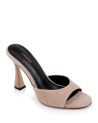 L'AGENCE - Women's Avery Slide High Heel Sandals