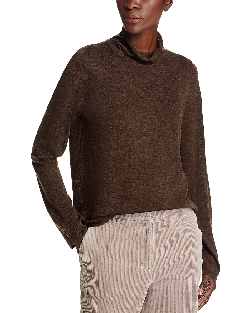 EILEEN FISHER WOOL TURTLENECK SWEATER