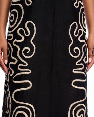 Gaia Linen Cutout Dress