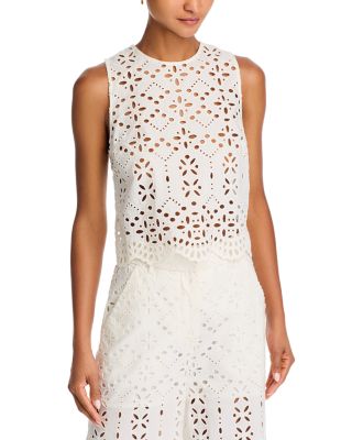 Veronica Beard - Adelyn Eyelet Top