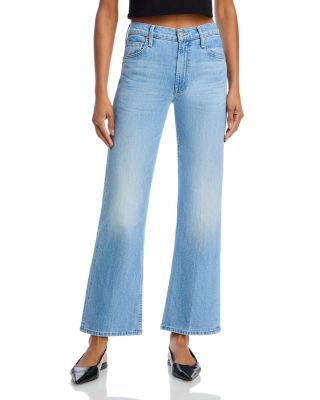 MOTHER - The Bookie High Rise Ankle Wide Leg Jeans in Puzzled